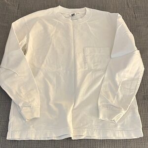 Uniqlo Cream Long Sleeve Tee